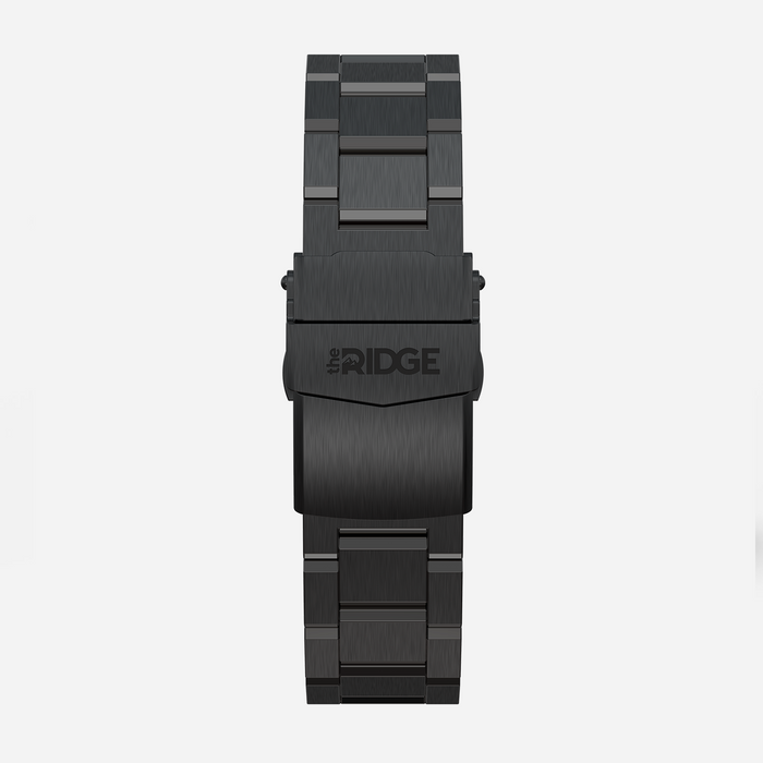Watch Accessory - Black Stainless Steel Bracelet