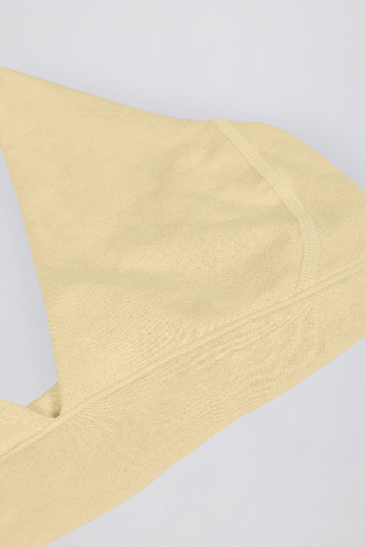 Women's Brushed Jersey V-Neck Sports Bra in Lemon Marl — Activewear