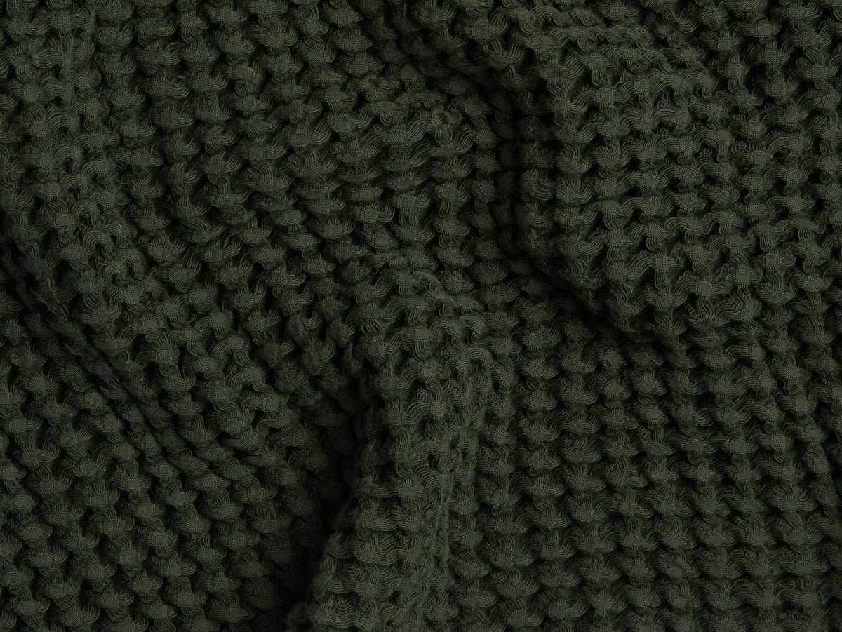 6+6 Waffle Bath Bundle - Evergreen
