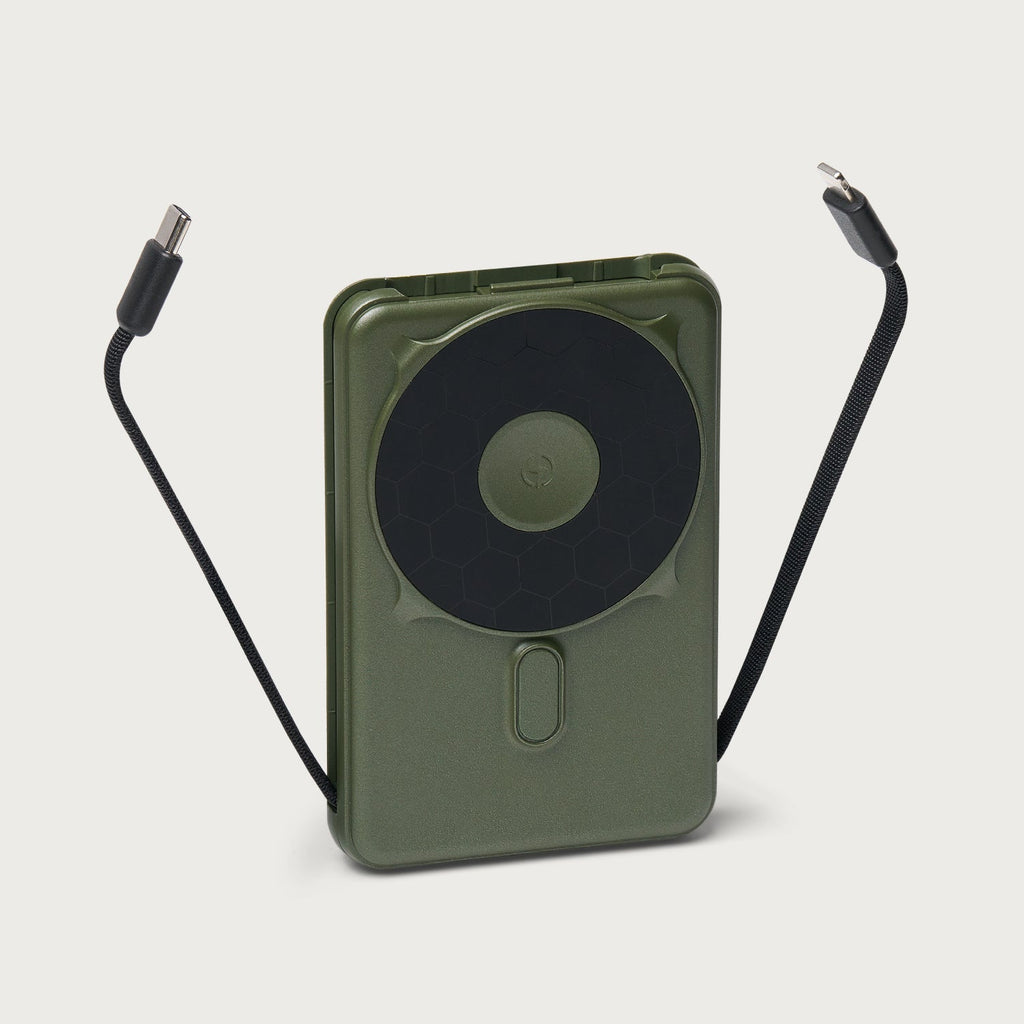 + Power Bank - Matte Olive — Tech Accessories