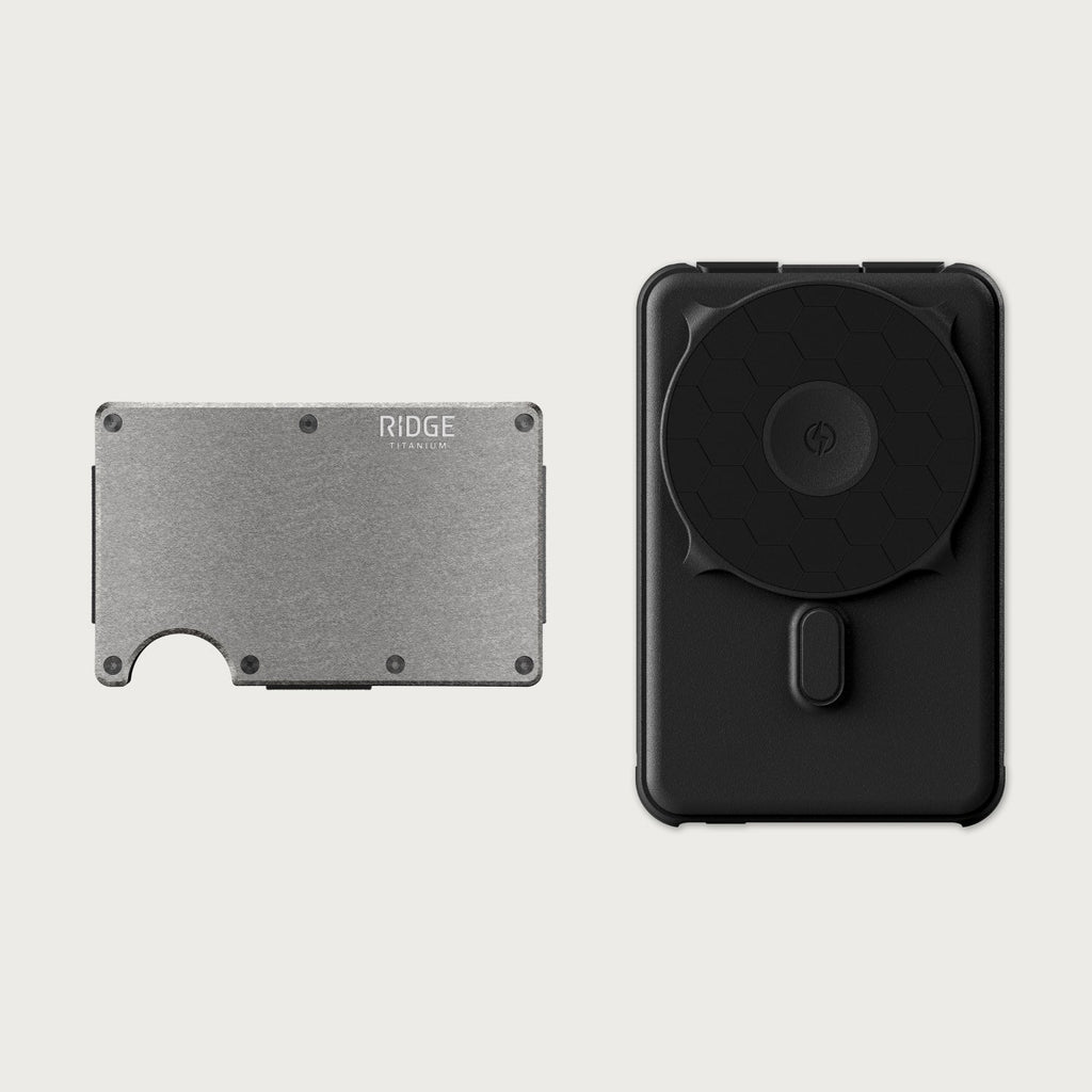 + Power Bank - Stonewashed Titanium + Matte Black — Tech Accessories