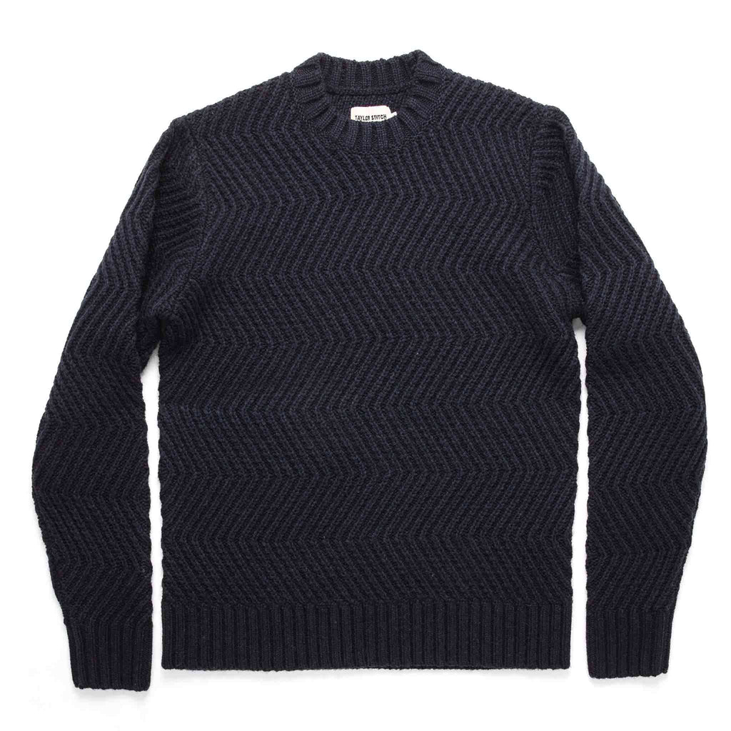 Men's The Wave Sweater in Navy
