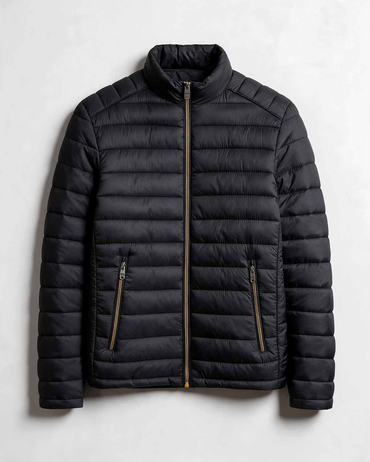 Men’s stand-collar quilted jacket — view 23
