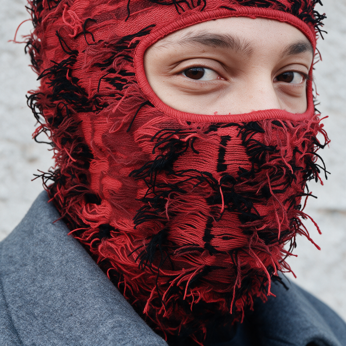 Red and Black balaclava feature photo