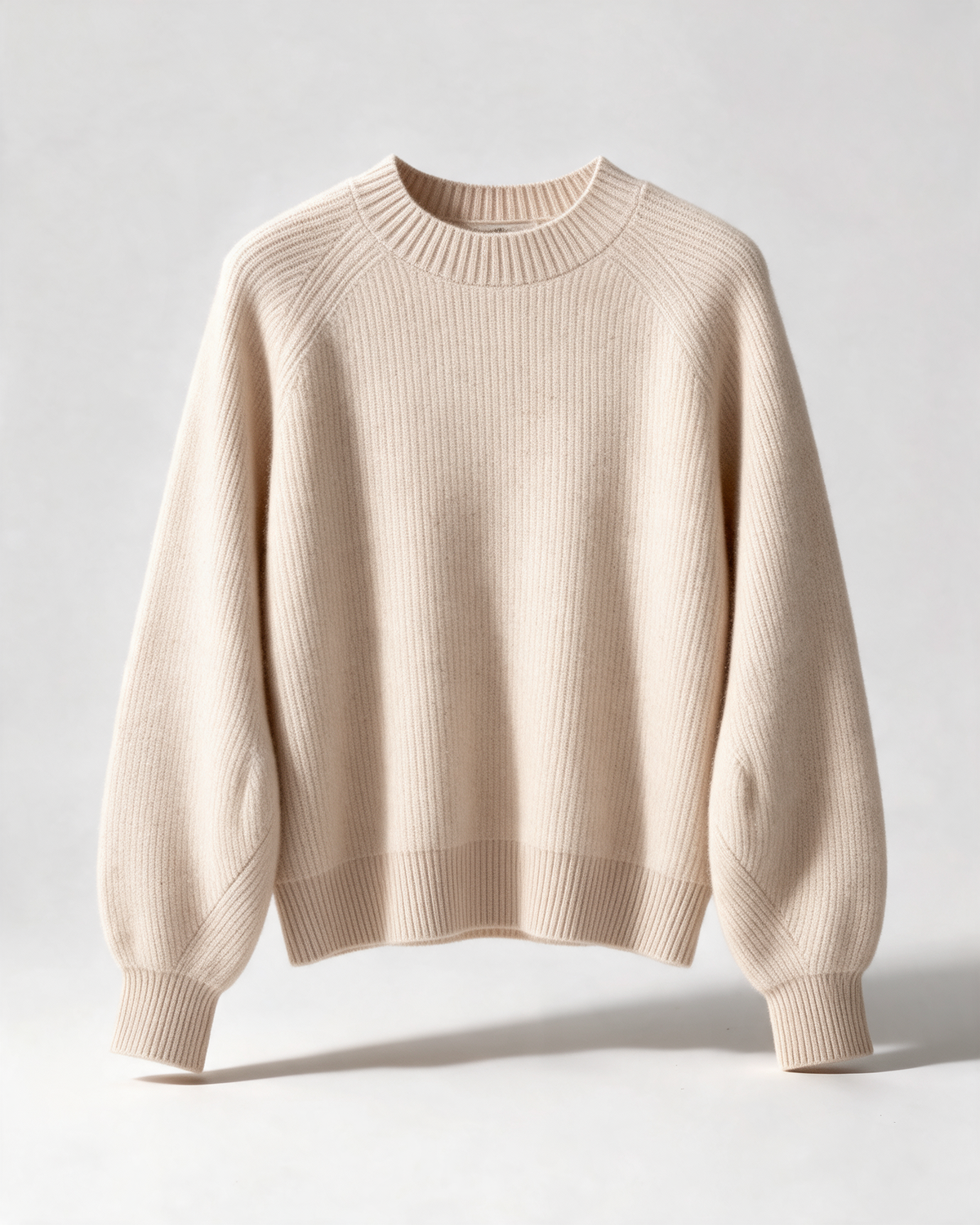 Beige knit garment — gallery-product-front