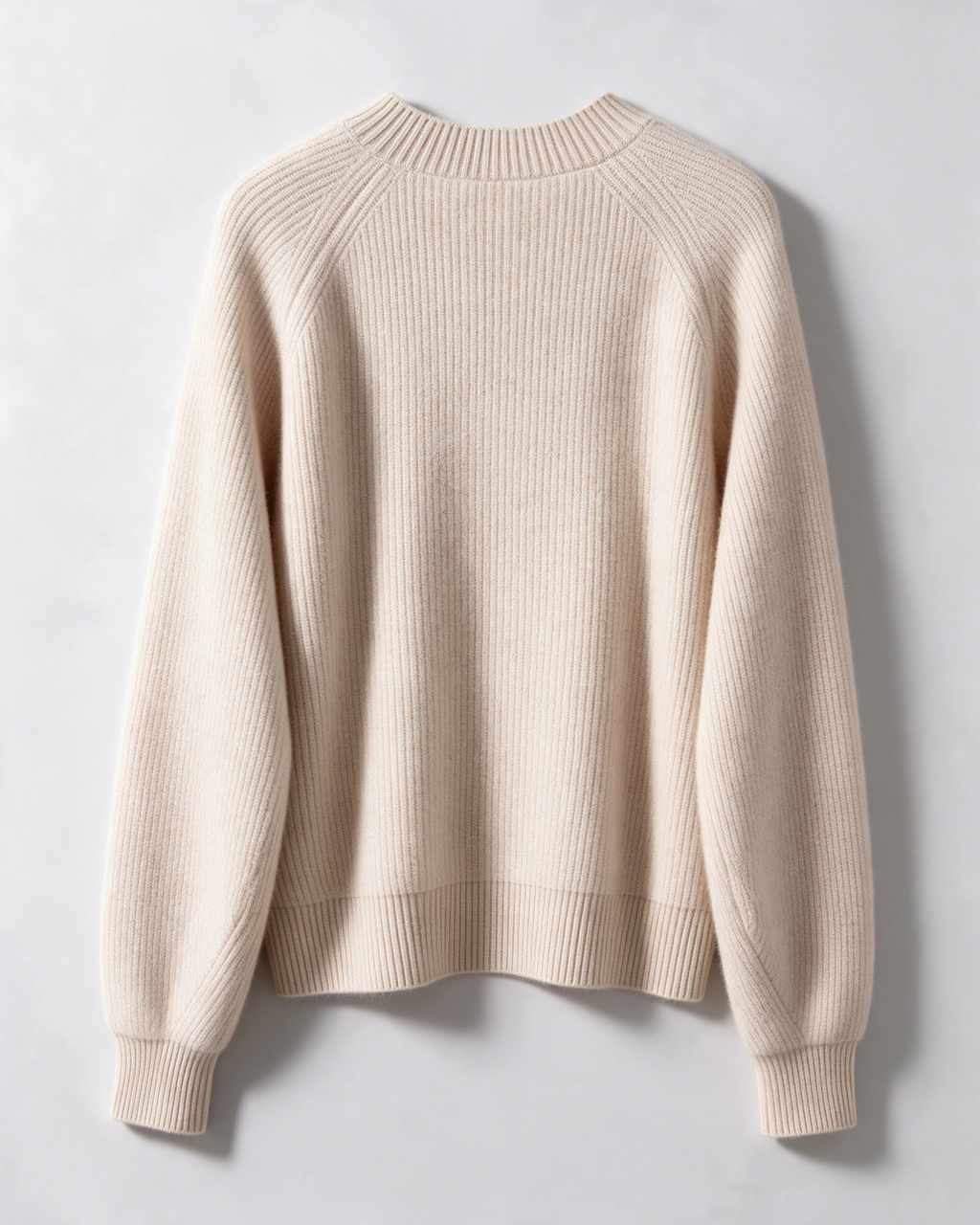 Beige knit garment — gallery-product-back