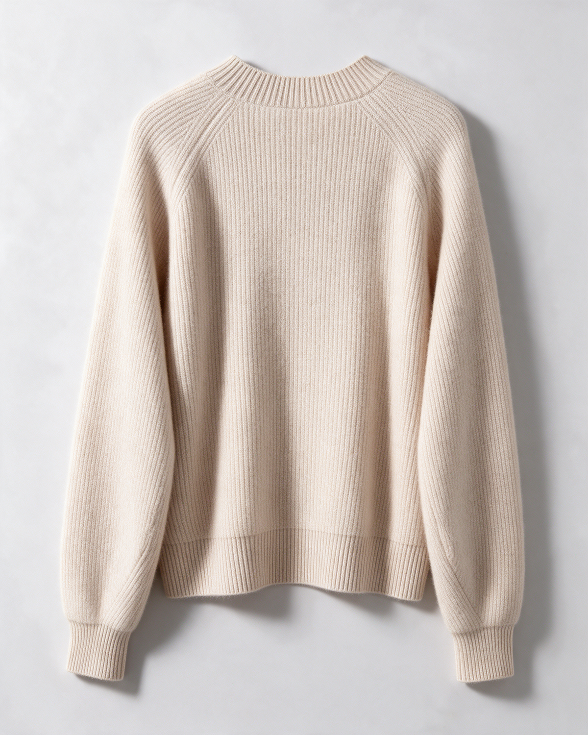 Beige knit garment — gallery-product-back