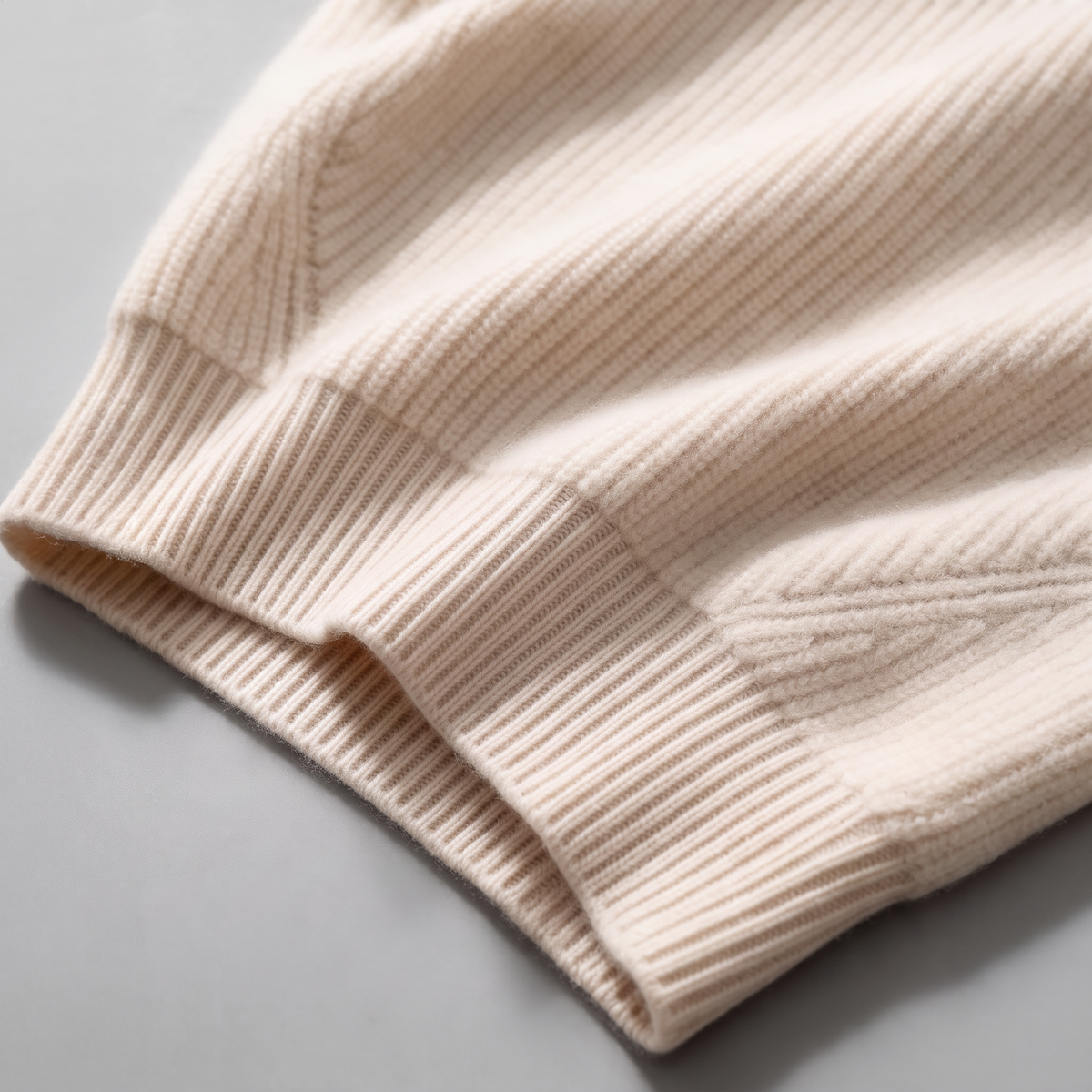Knit sweater editorial detail