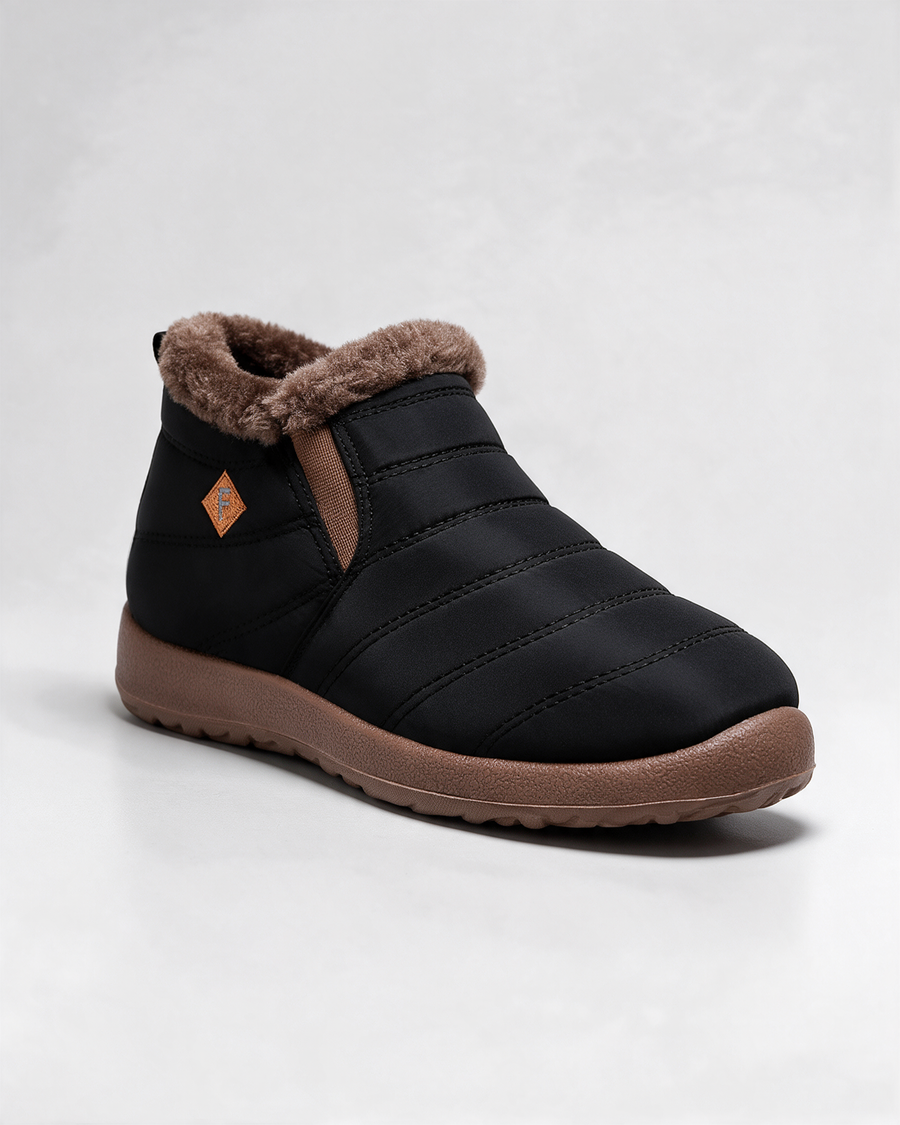 Plush-lined slip-on ankle boot hero