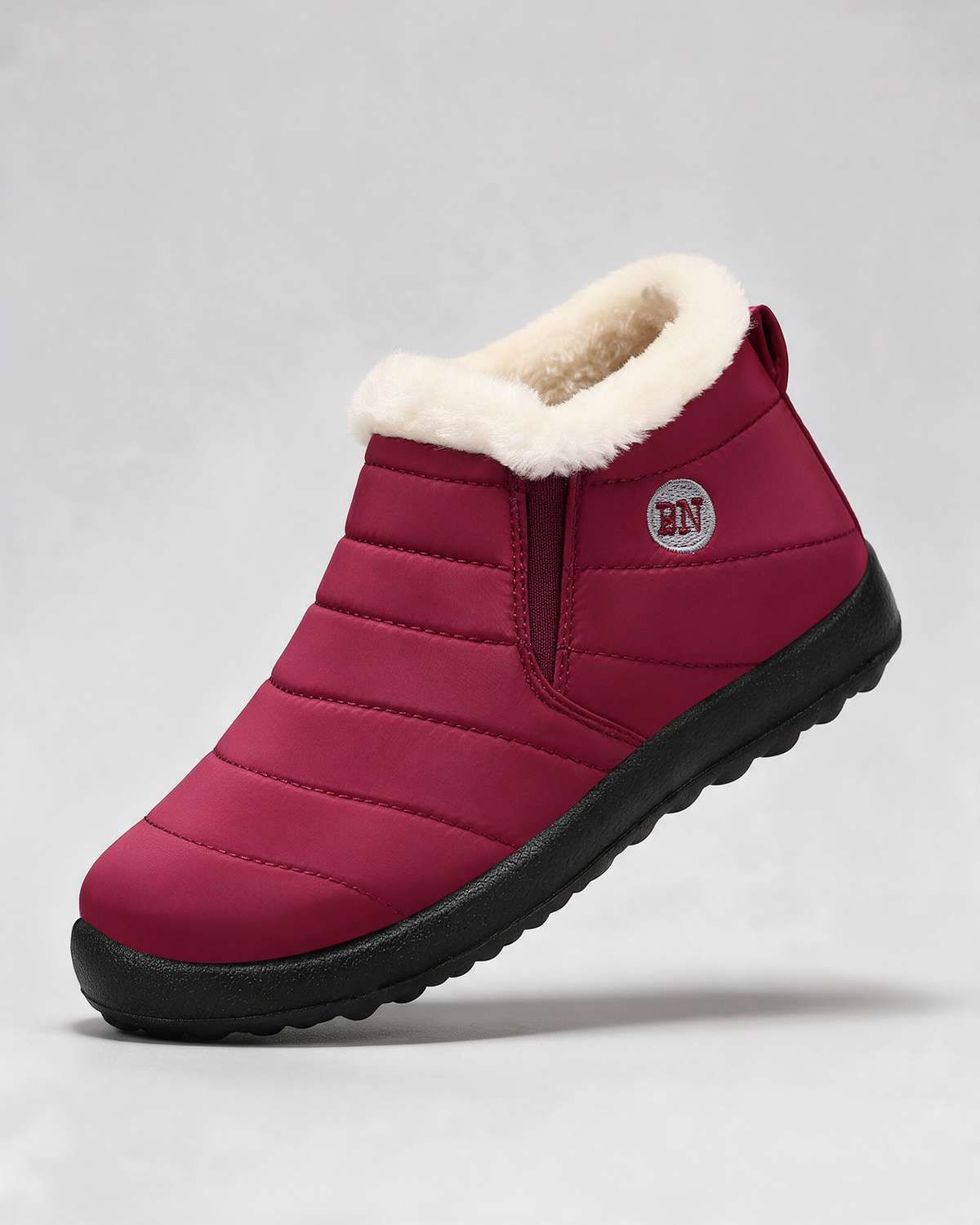 Plush-lined slip-on ankle boot hero