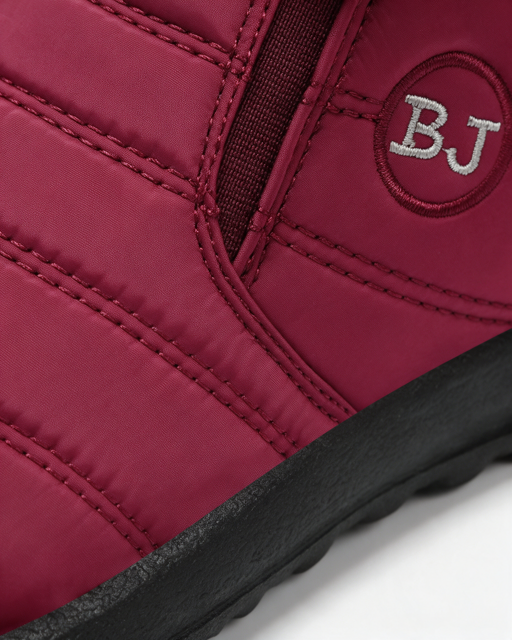 Plush-lined ankle boots material