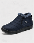 Navy ankle boots hero