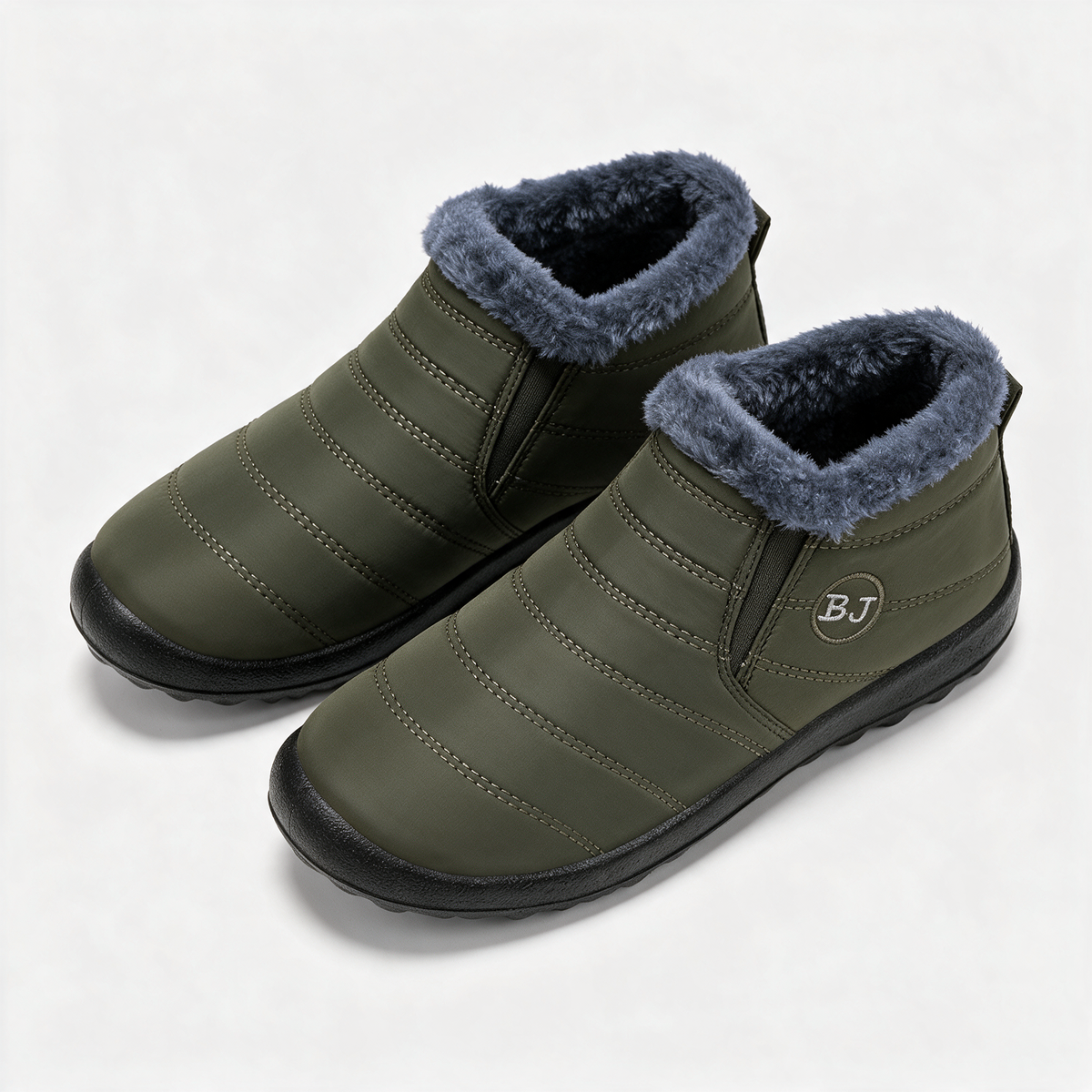 Plush-lined slip-on ankle boots — feature2