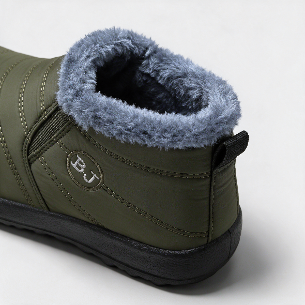 Plush-lined slip-on ankle boots — feature4