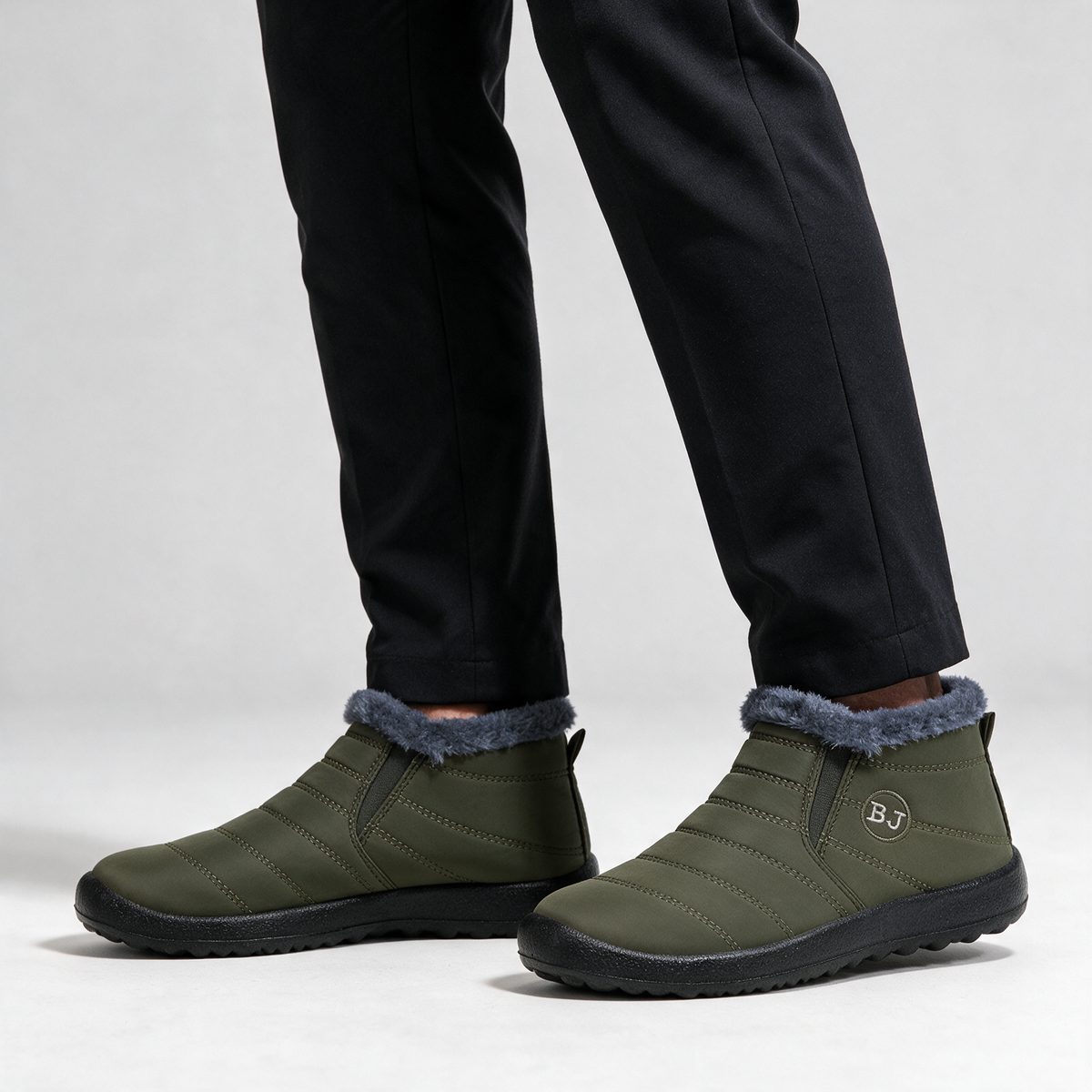 Plush-lined slip-on ankle boots — feature5