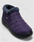 Plush-lined slip-on ankle boots — hero