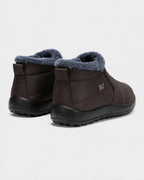 Plush-lined slip-on ankle boots rear
