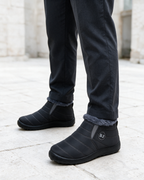 Charcoal plush-lined boots lifestyle