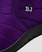Plush-lined boots material