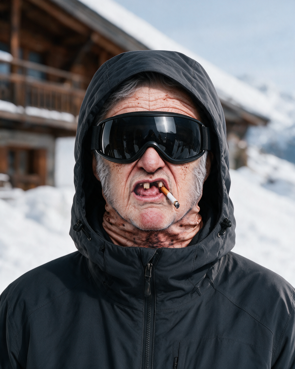 Novelty face-print balaclava lifestyle