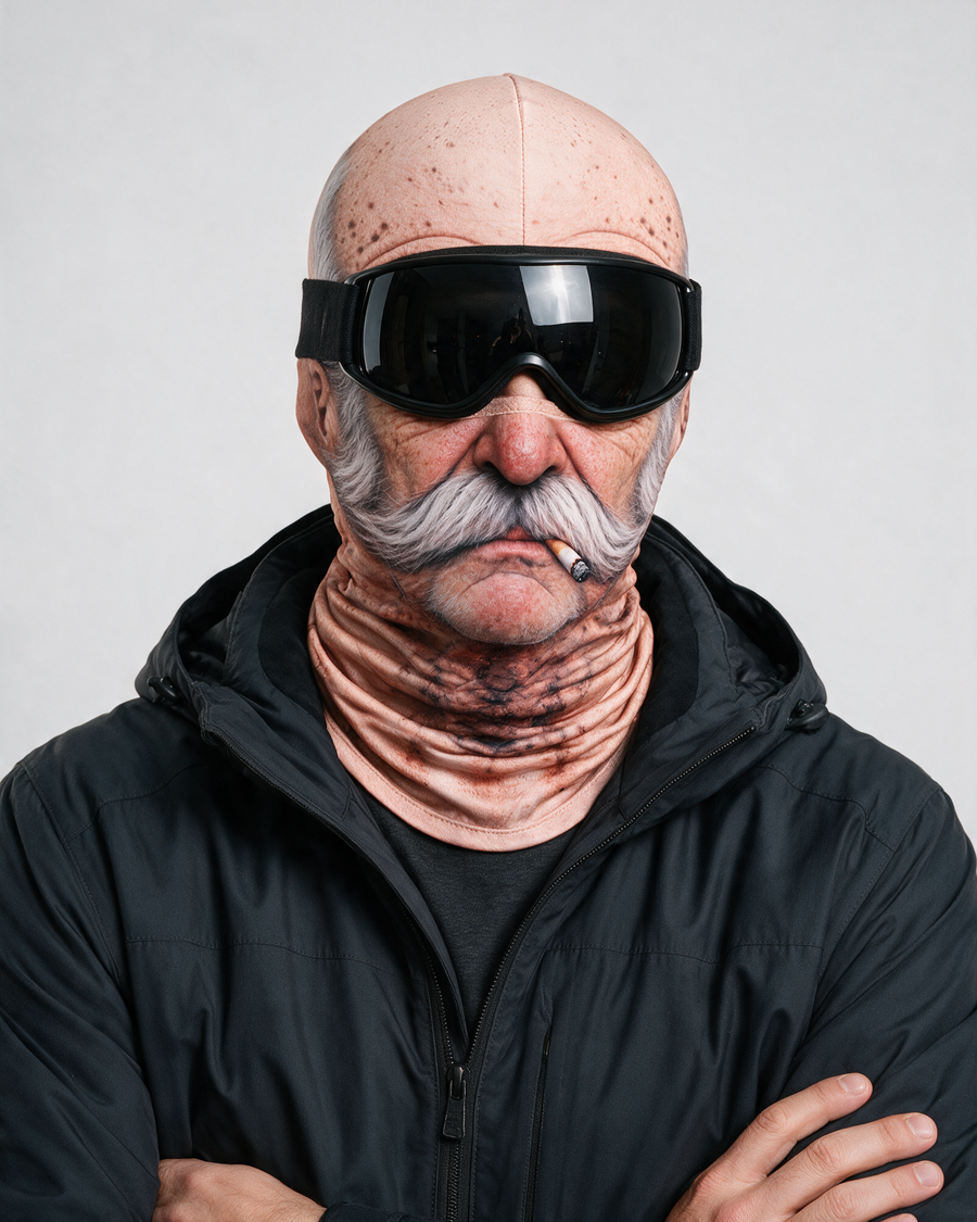 Windsor Blume printed balaclava 1903
