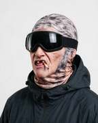 Gray hair character printed balaclava