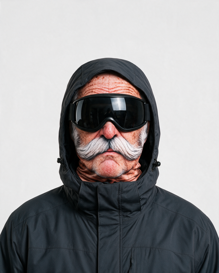 Novelty printed balaclava hero