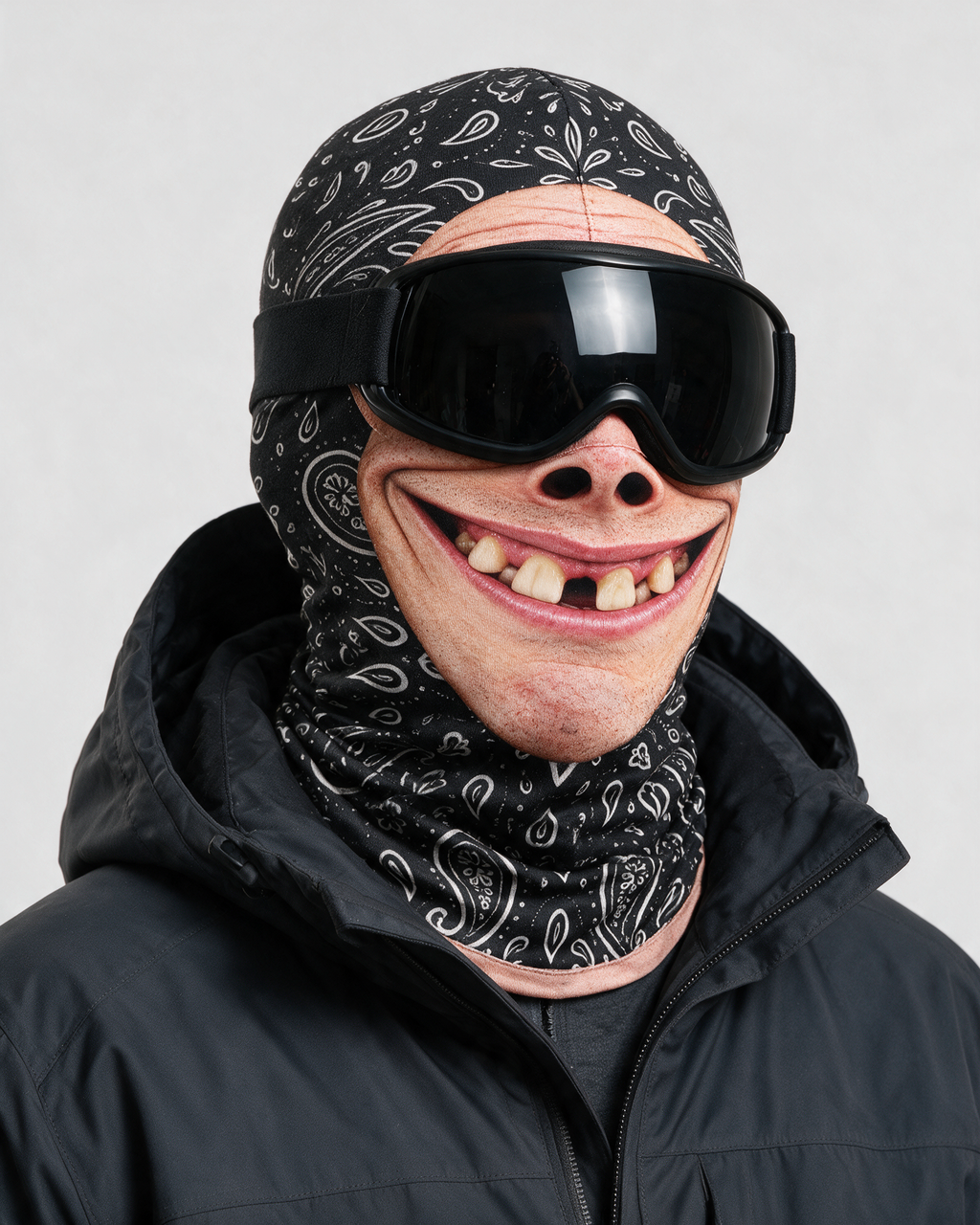Bandana smirk balaclava fit