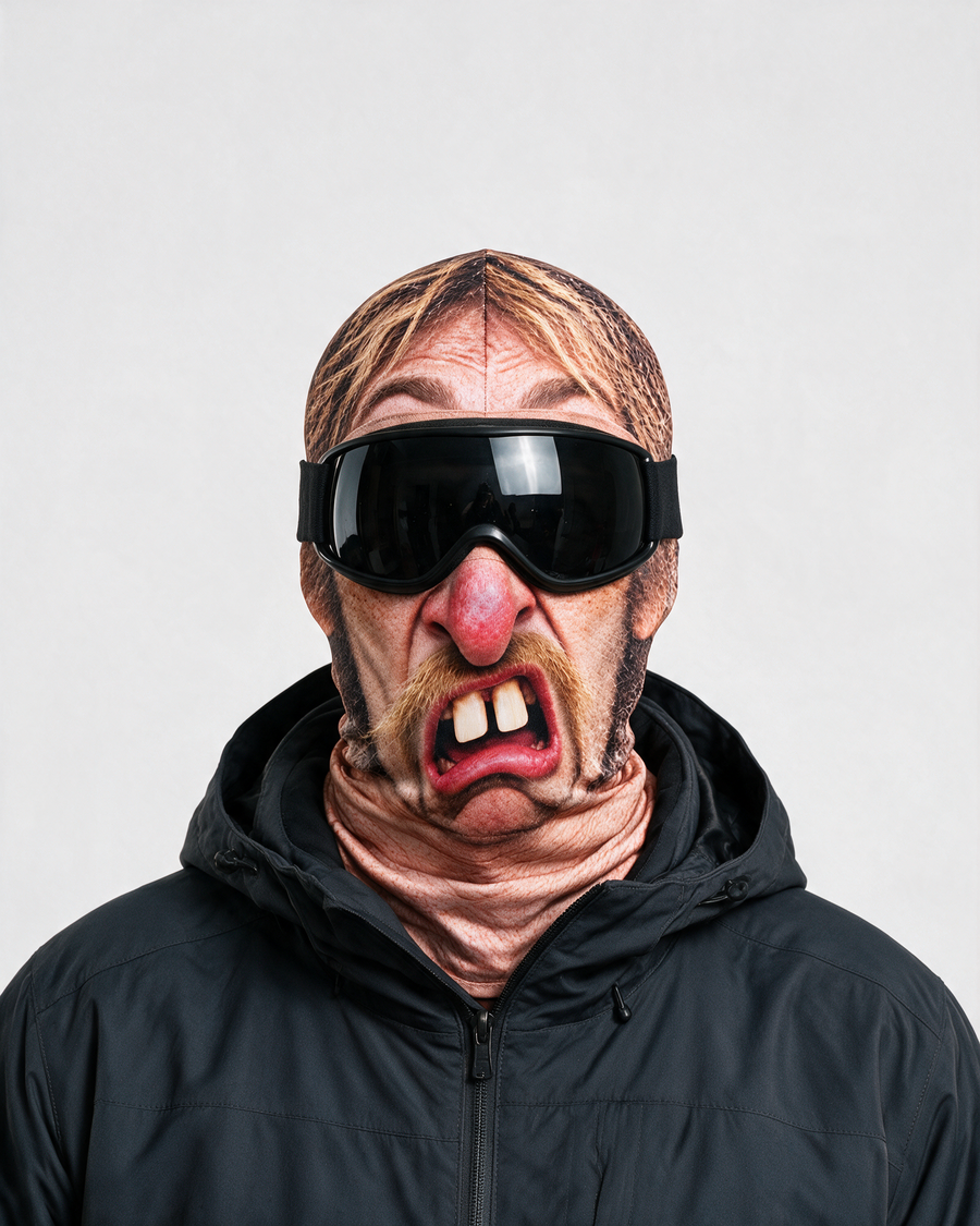 Novelty face-print balaclava hero