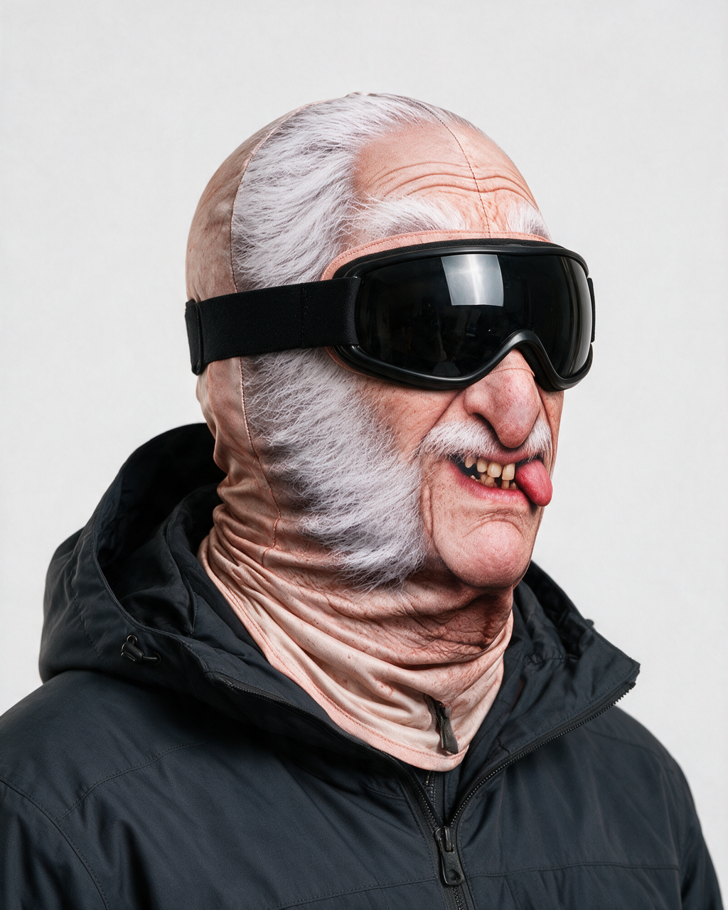 Novelty face-print balaclava fit