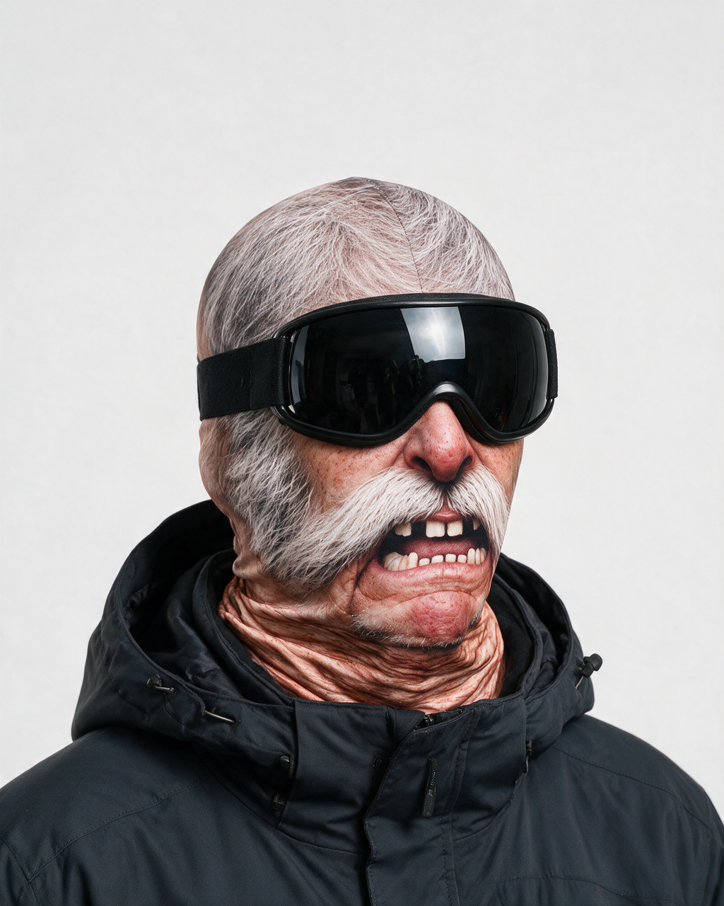 Novelty face-print balaclava fit