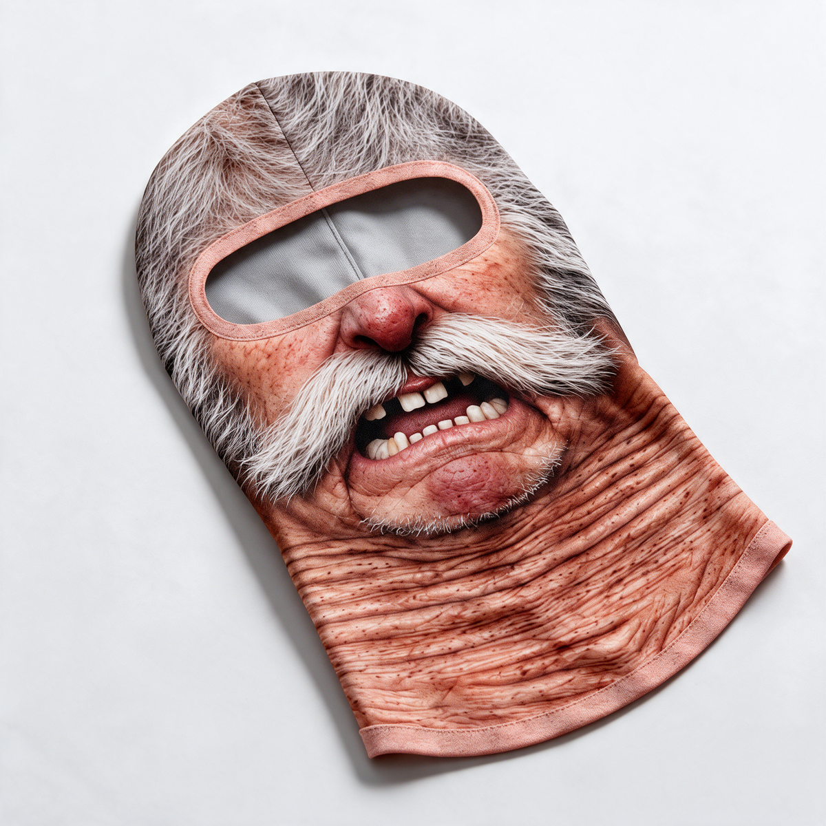 Novelty face-print balaclava textile detail