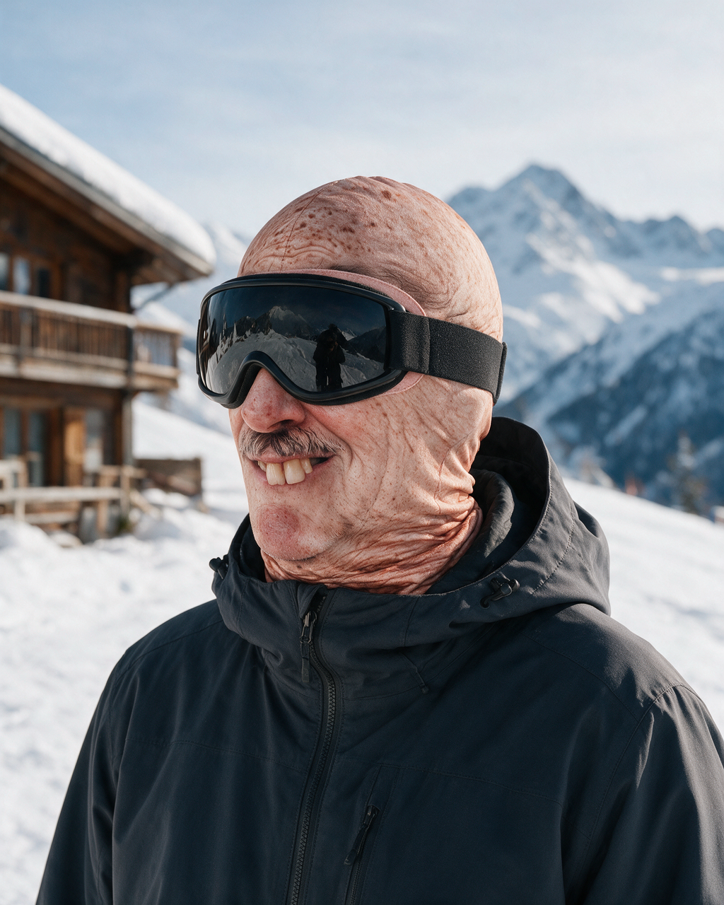 Gap-Tooth Smile balaclava — lifestyle