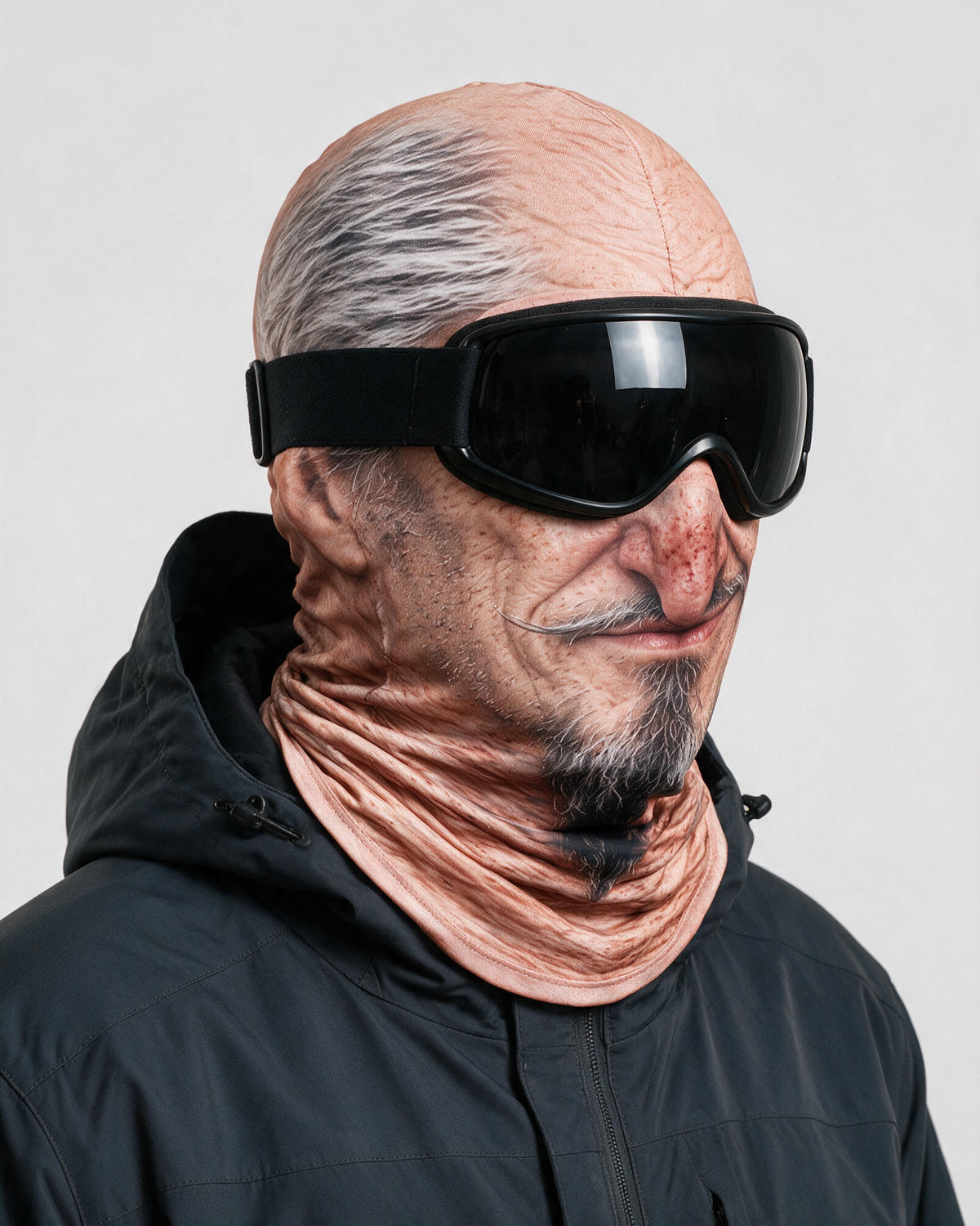 Curled Mustache and Goatee balaclava — fit