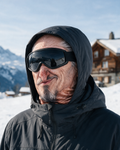 Curled Mustache and Goatee balaclava — lifestyle
