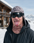 Novelty printed balaclava — lifestyle