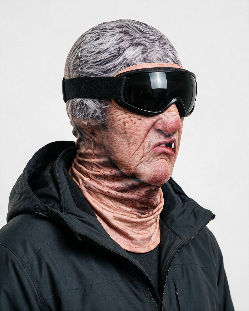 Novelty printed balaclava — fit