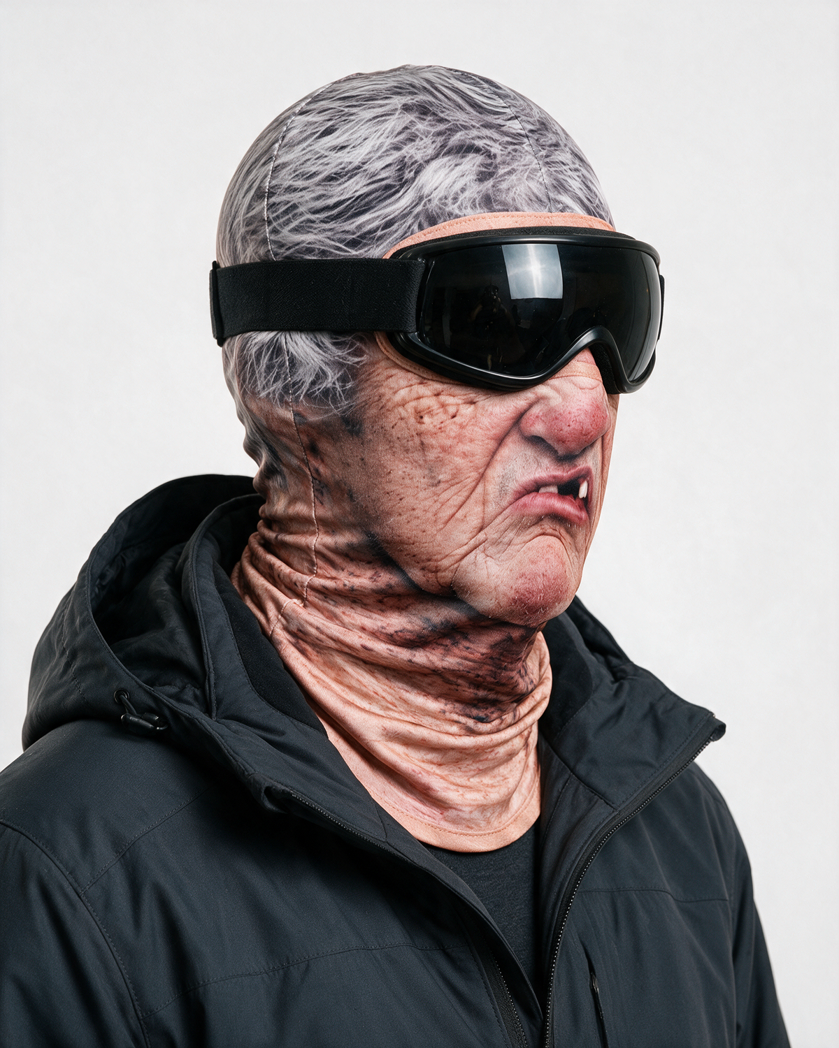 Novelty printed balaclava — fit
