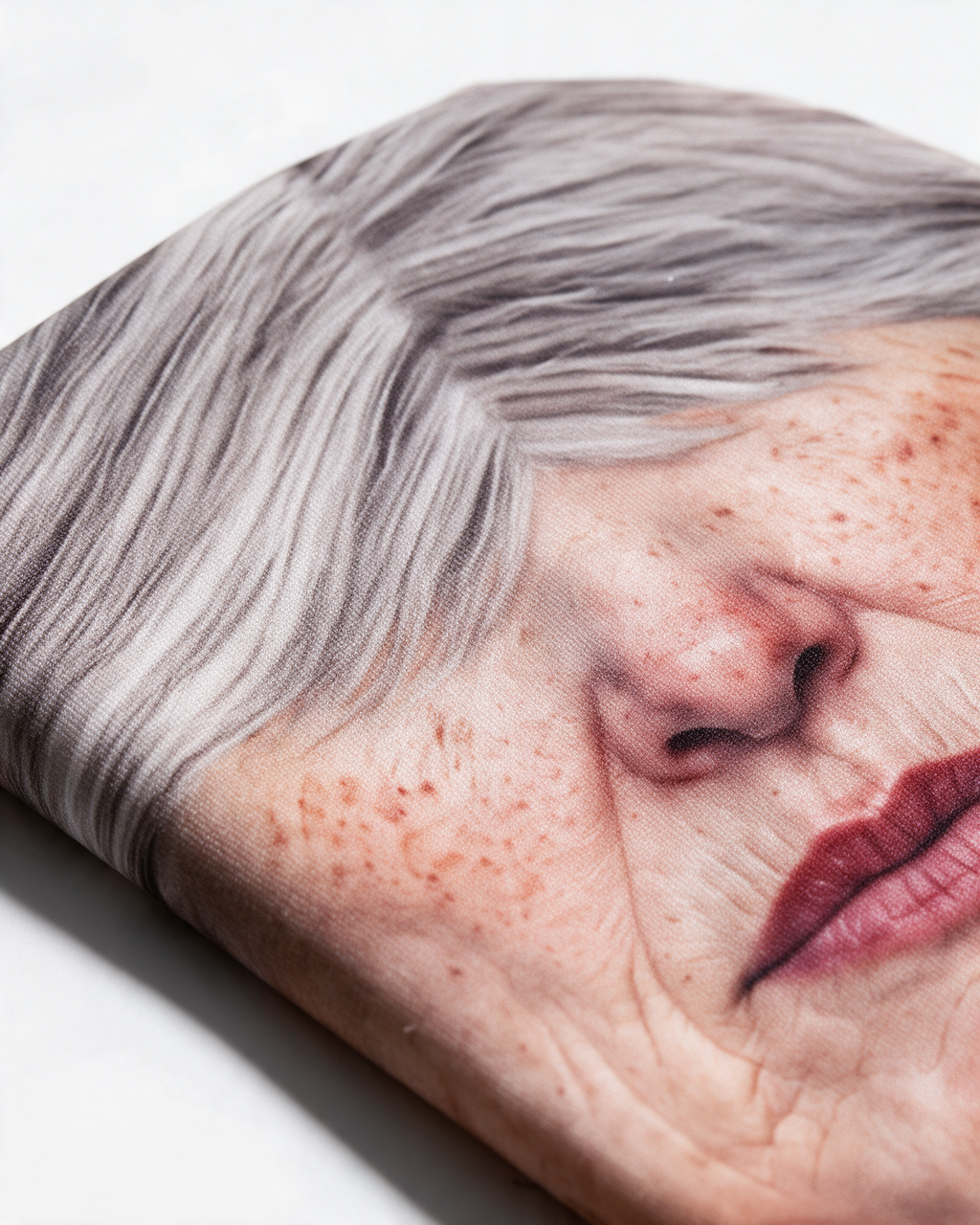 Novelty printed balaclava — material