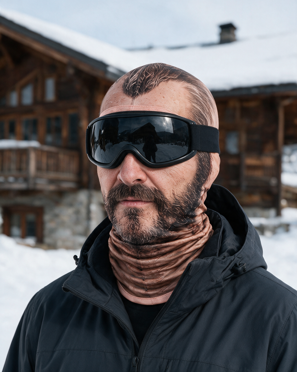 Novelty face-print balaclava lifestyle