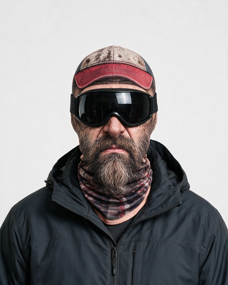 Novelty face-print balaclava hero