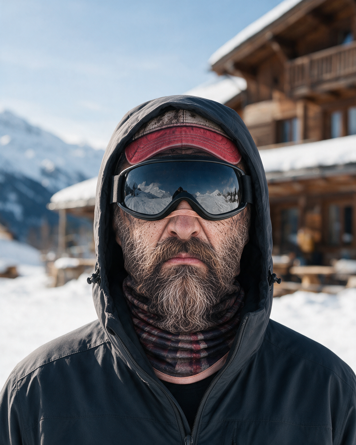 Novelty face-print balaclava lifestyle