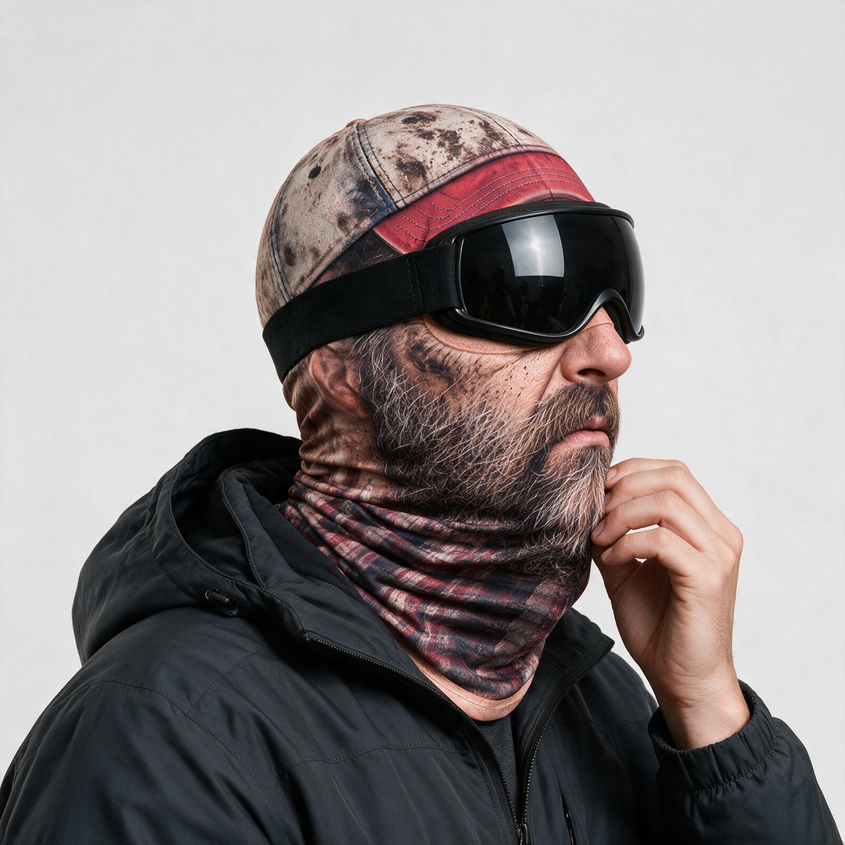 Novelty face-print balaclava feature5