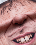 Novelty face-print balaclava material