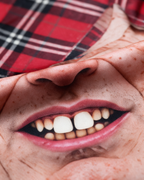 Novelty face-print balaclava material