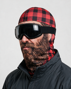Novelty face-print balaclava fit