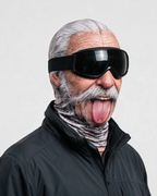 Novelty face-print balaclava fit