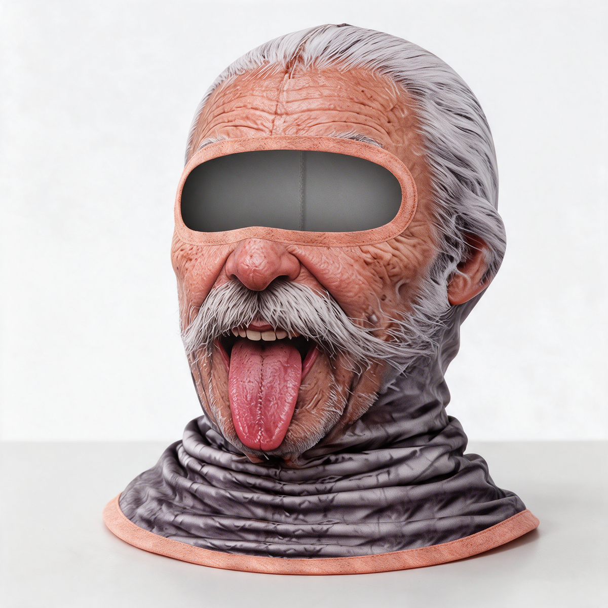 Novelty face-print balaclava feature2