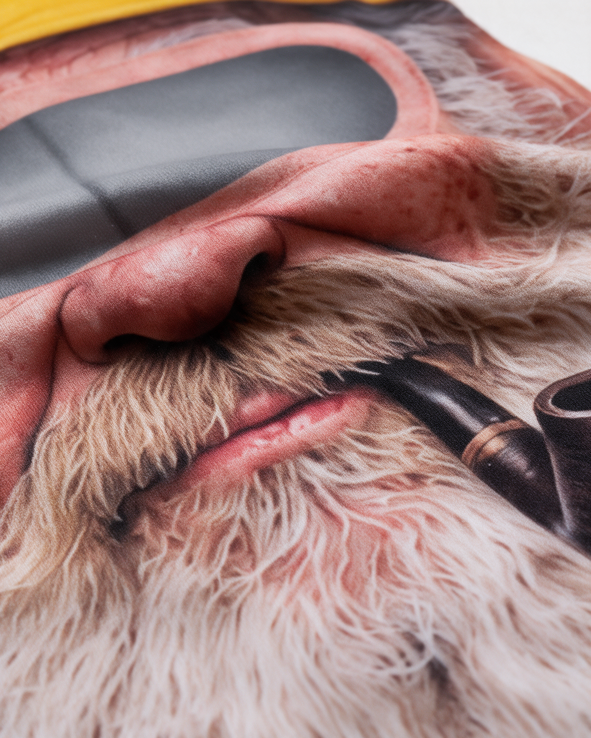 Novelty face-print balaclava material