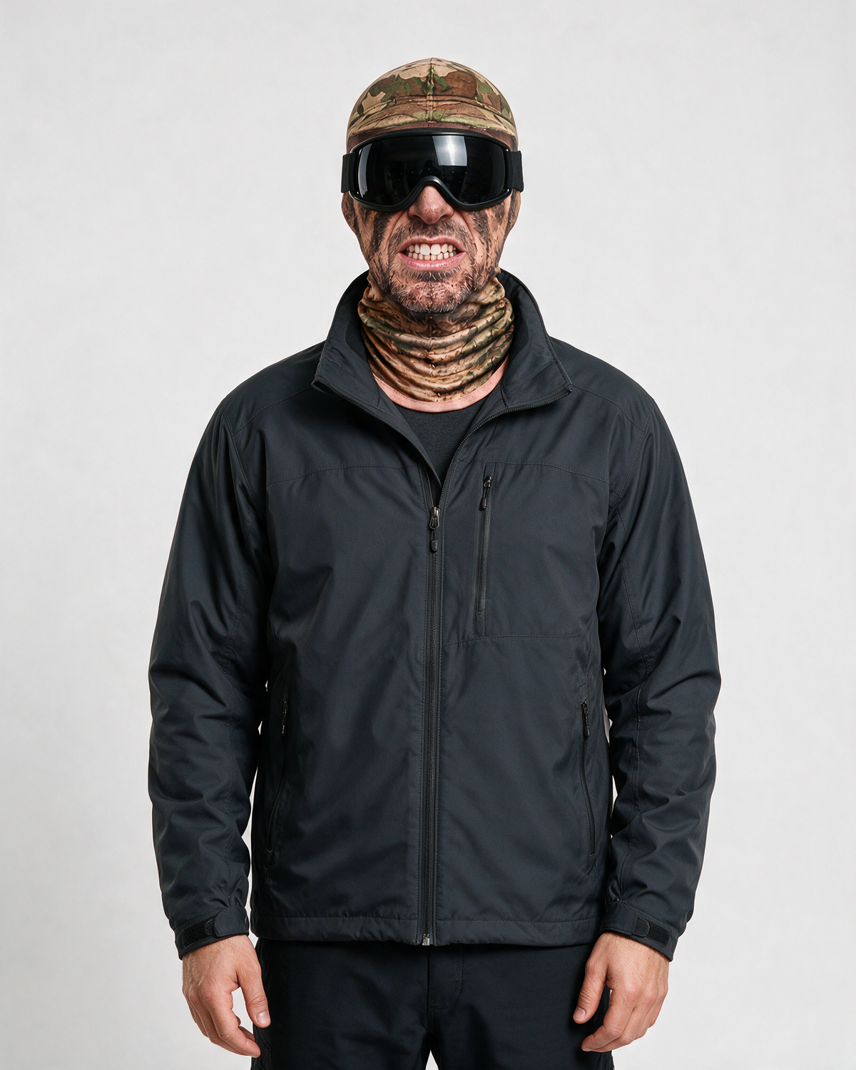 Novelty face-print balaclava hero